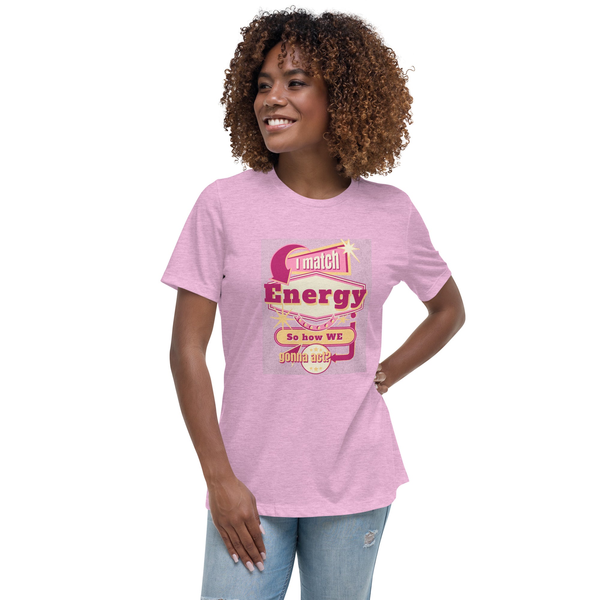 Women's Match Energy Relaxed T-Shirt - VisibiliTees