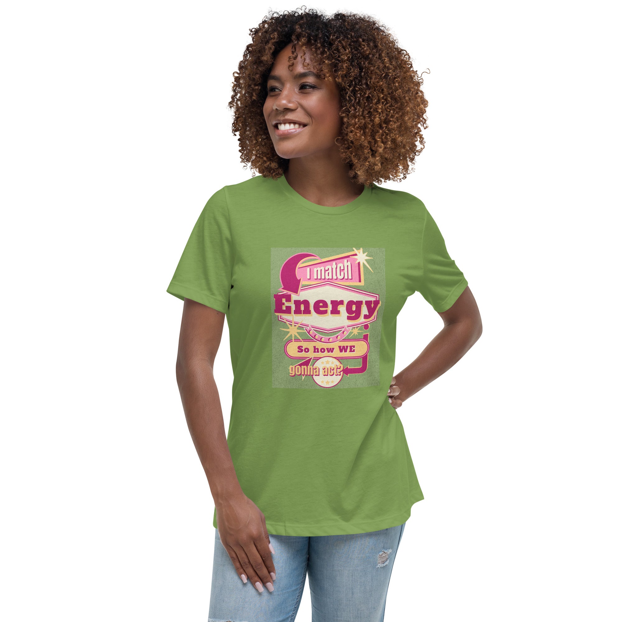 Women's Match Energy Relaxed T-Shirt - VisibiliTees