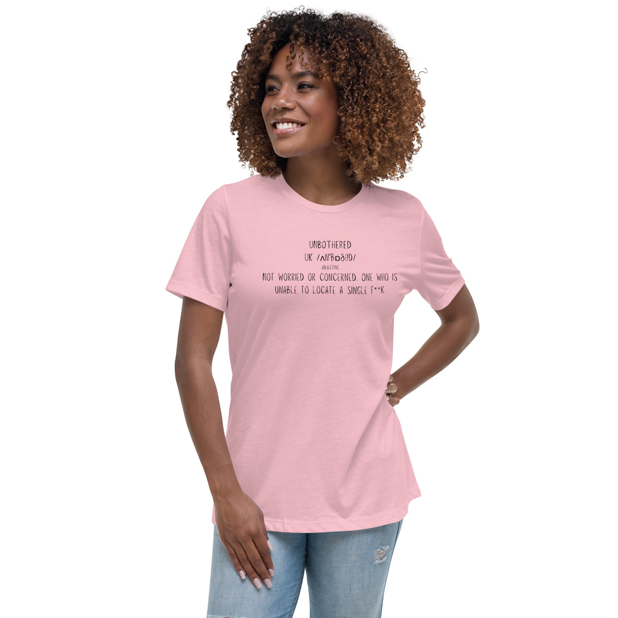 Women's Unbothered Relaxed T-Shirt - VisibiliTees