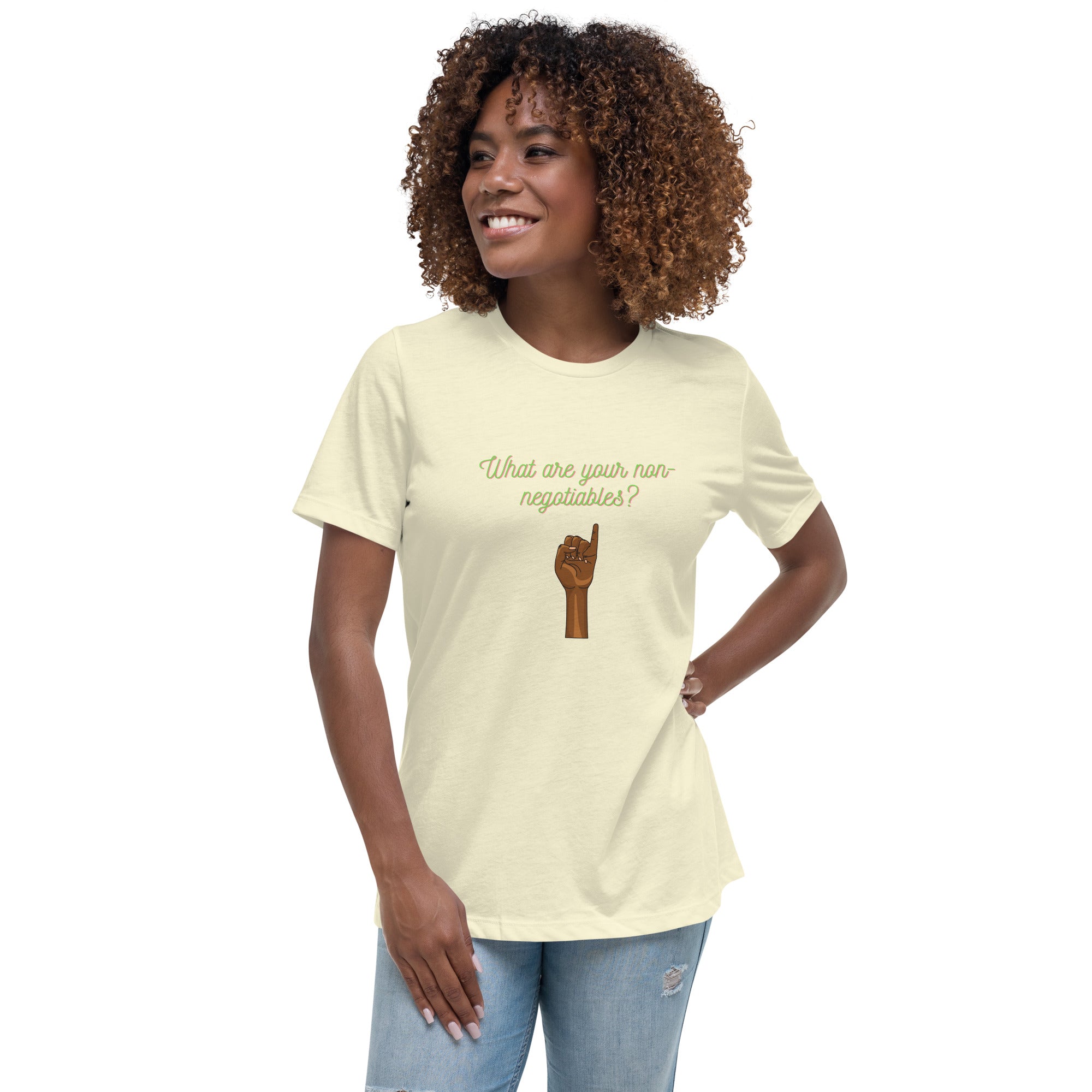 Women's non negotiables 2 Relaxed T-Shirt - VisibiliTees